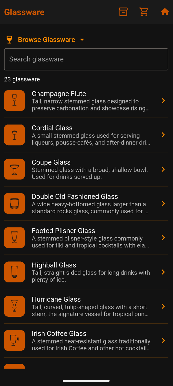 Recognize different glasses