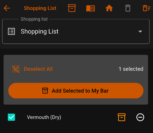 Select your final purchase