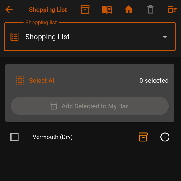 Remove an item you no longer need