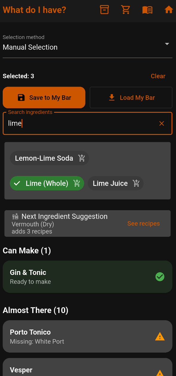 Search for Lime and select it