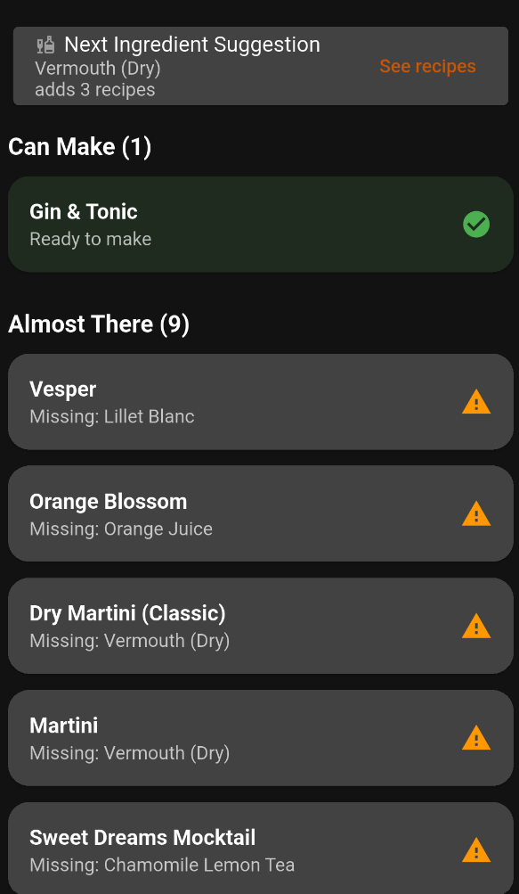 Review what you can make